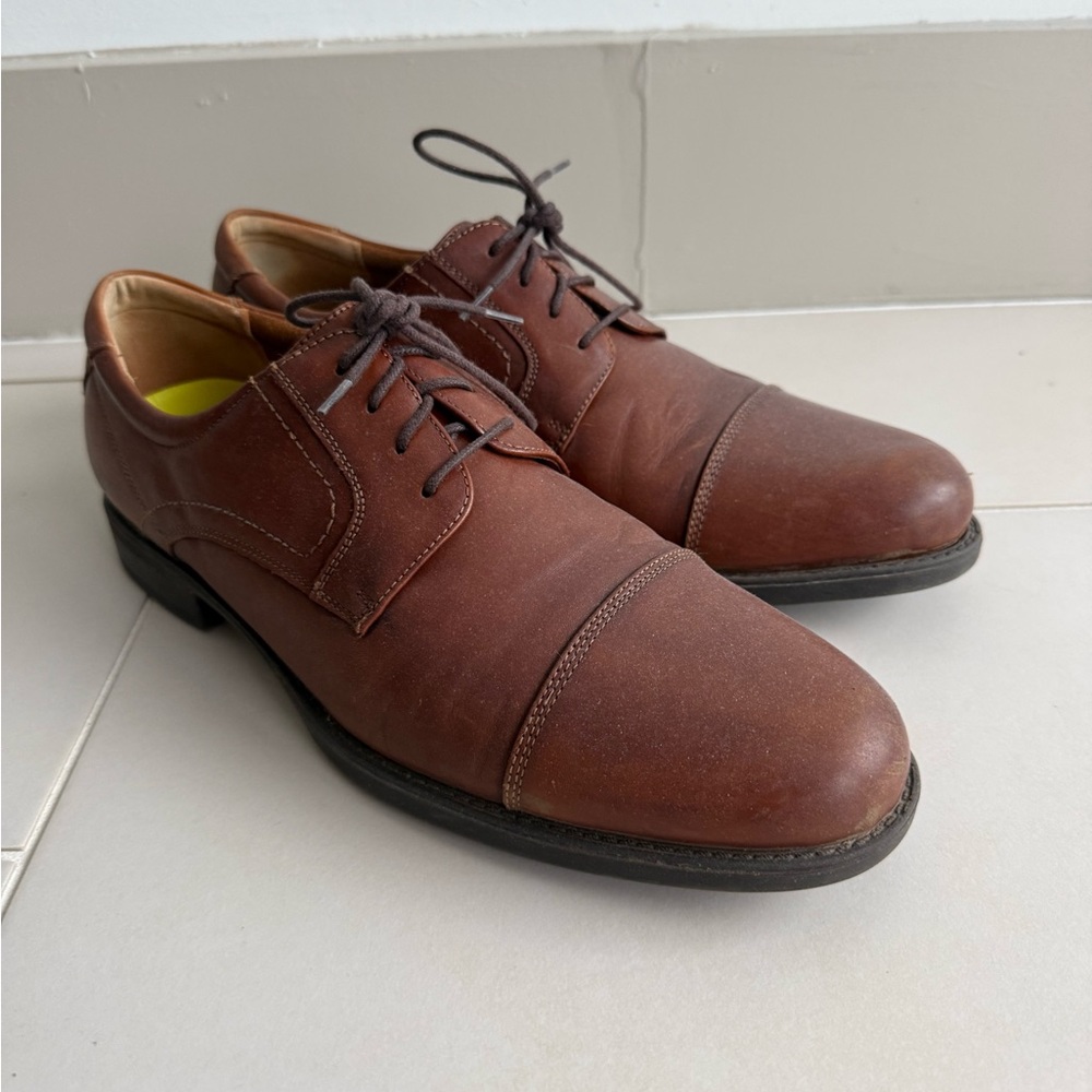 Classic Brown Leather Men's Dress Shoes